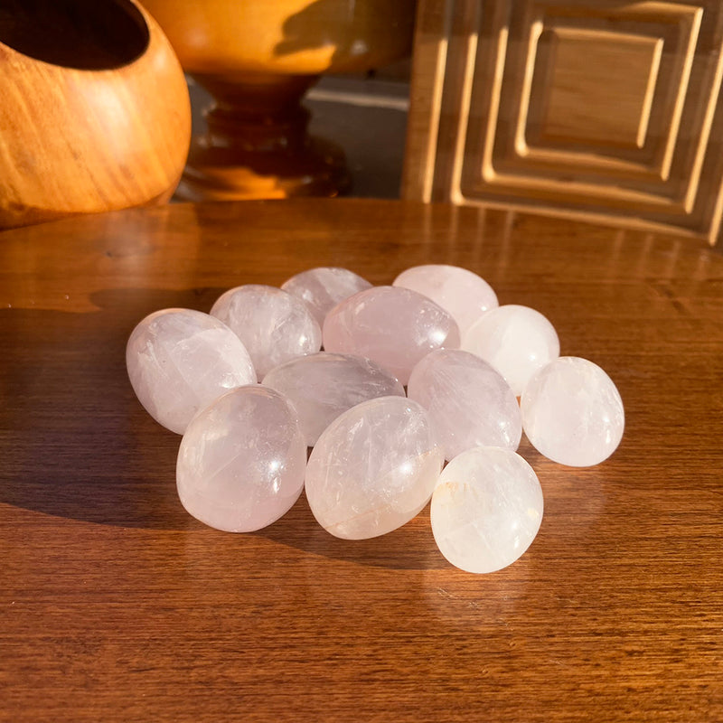 Tumbled Stone: Rose Quartz (250 Gram Lot - 0.55lb)