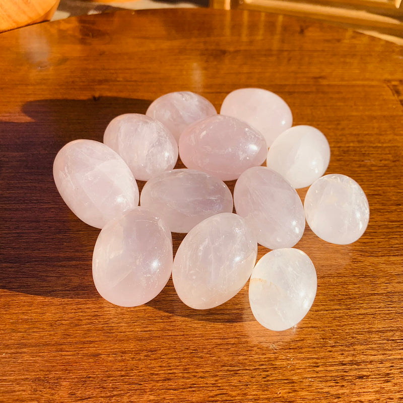 Tumbled Stone: Rose Quartz (250 Gram Lot - 0.55lb)