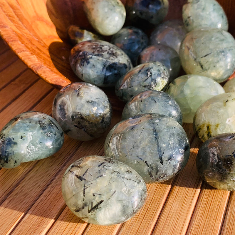 Tumbled Stone: Prehnite (250 Gram Lot - 0.55lb)