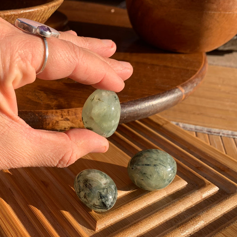 Tumbled Stone: Prehnite (250 Gram Lot - 0.55lb)