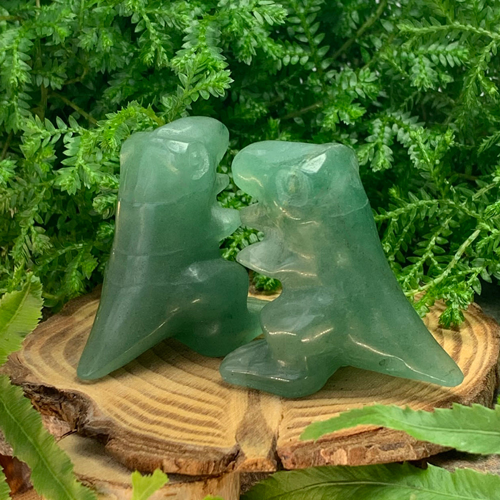 Crystal Animal Spirit Totems: Green Quartz T-Rex