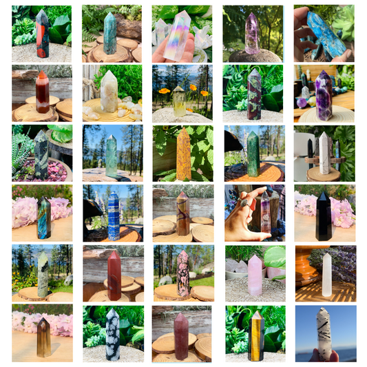 Sampler Set: 31 Crystal Points