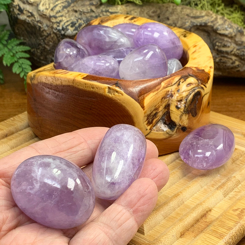 Tumbled Stone: Amethyst (250 Gram Lot - 0.55lb)