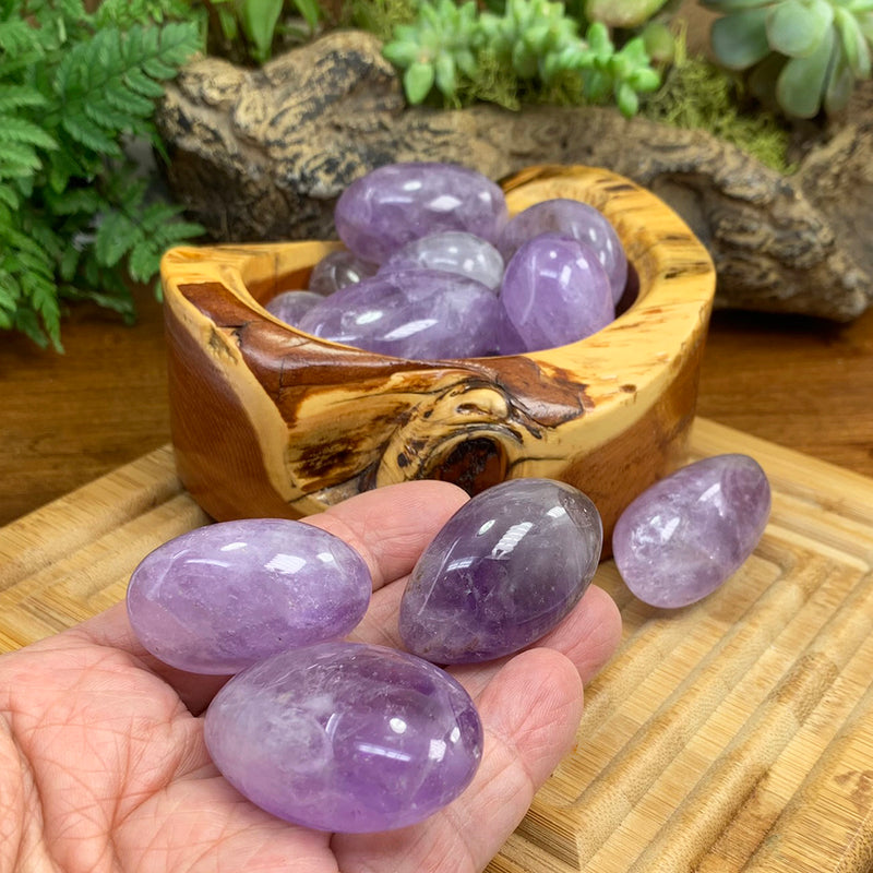 Tumbled Stone: Amethyst (250 Gram Lot - 0.55lb)