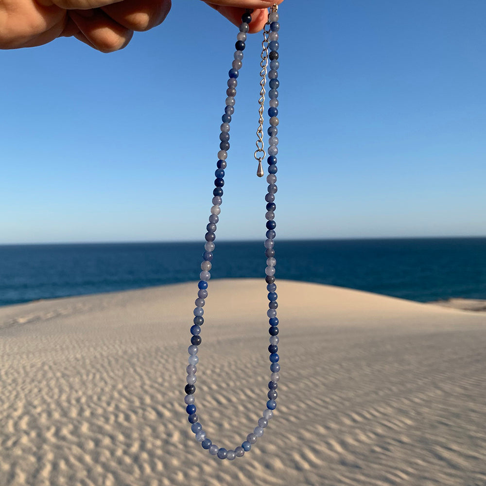Necklaces: Blue Aventurine - 5th Chakra Stone Necklace