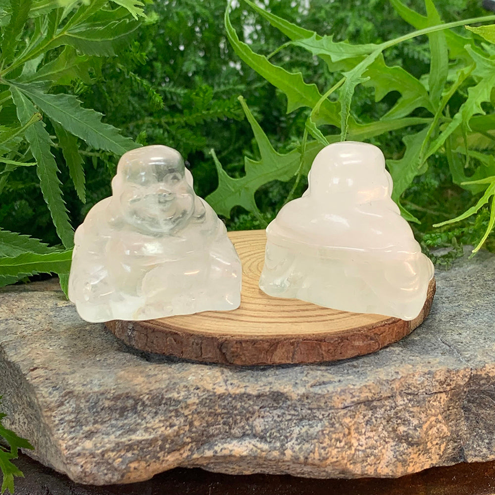 Title Crystal Spirit Totems: Clear Quartz Buddha