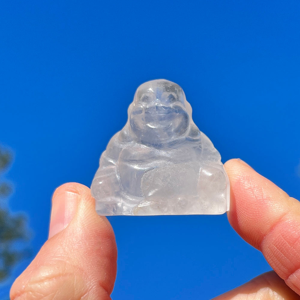 Title Crystal Spirit Totems: Clear Quartz Buddha
