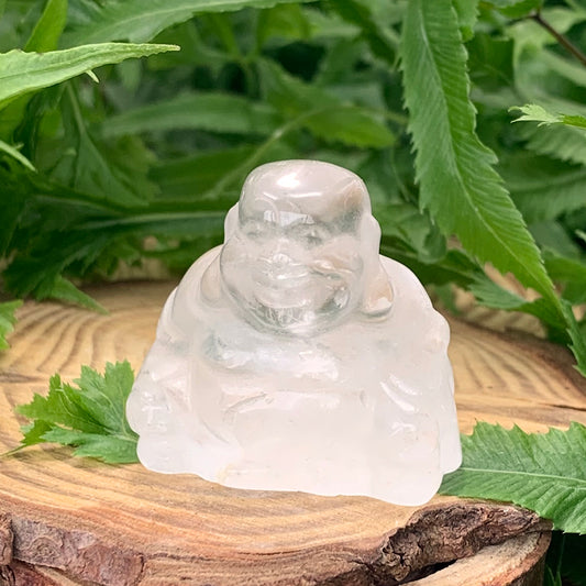 Title Crystal Spirit Totems: Clear Quartz Buddha