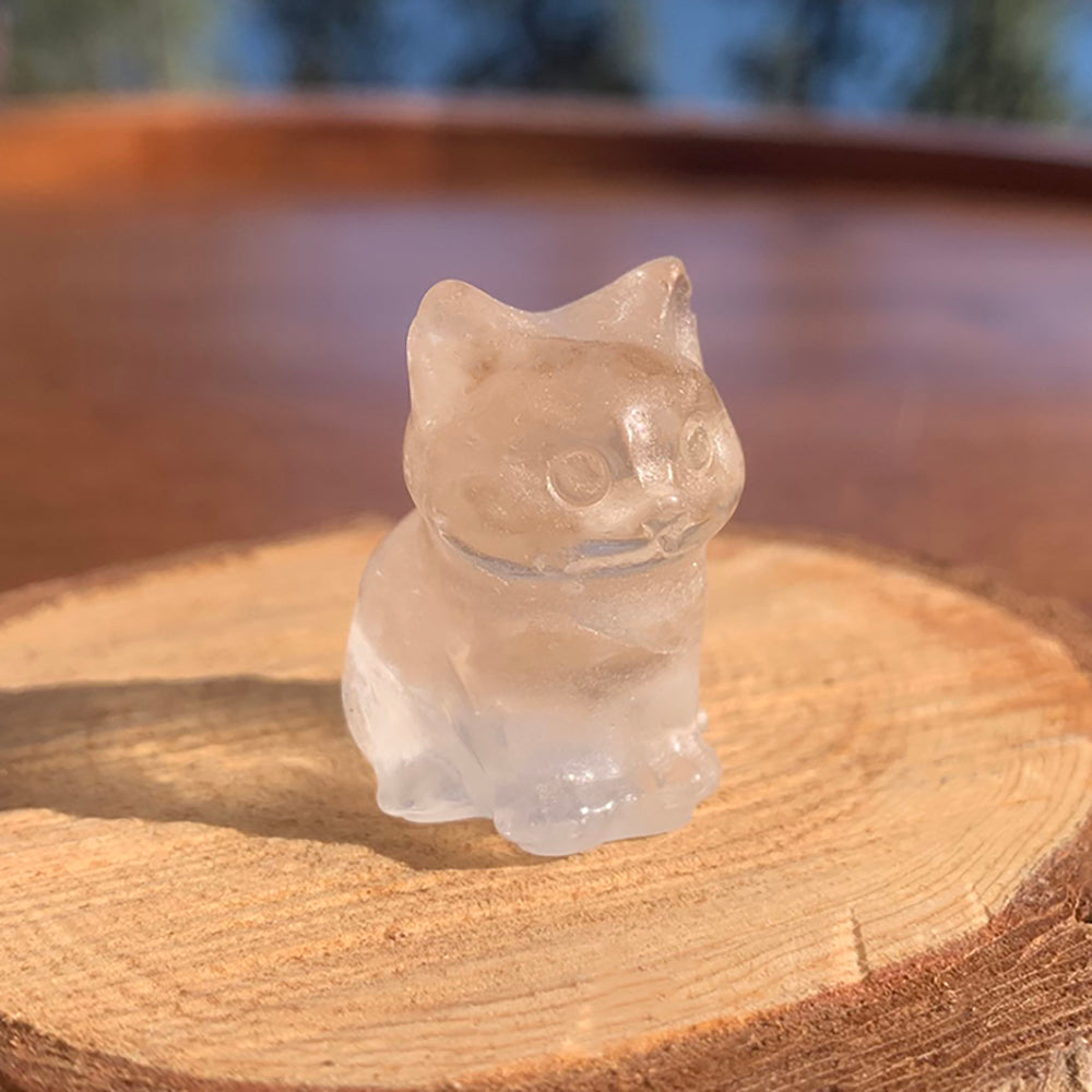 Crystal Spirit Totems: Cat Clear Quartz