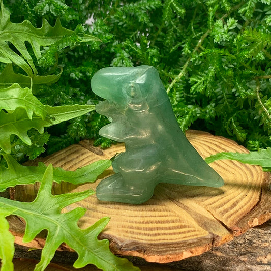 Crystal Animal Spirit Totems: Green Quartz T-Rex