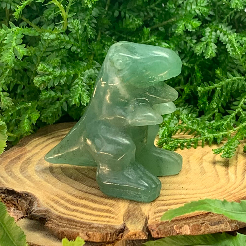 Crystal Animal Spirit Totems: Green Quartz T-Rex