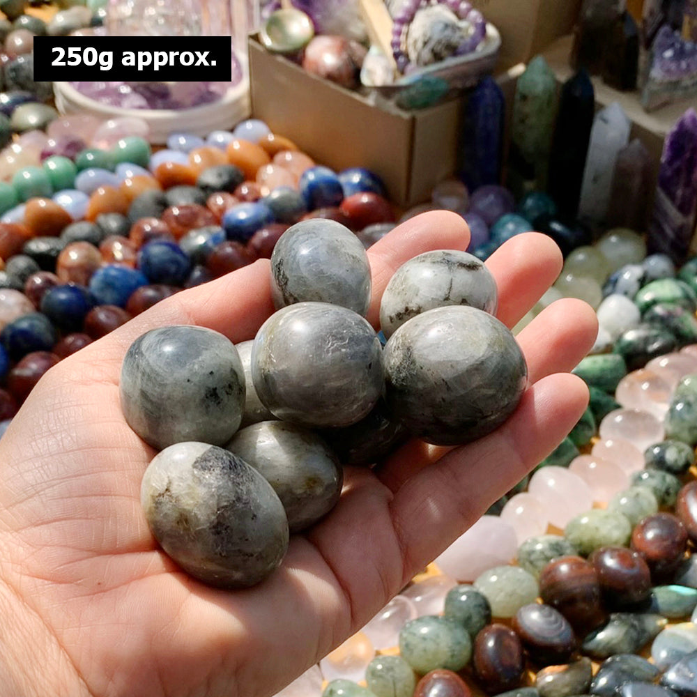 Tumbled Stone: Labradorite (250 Gram Lot - 0.55lb)