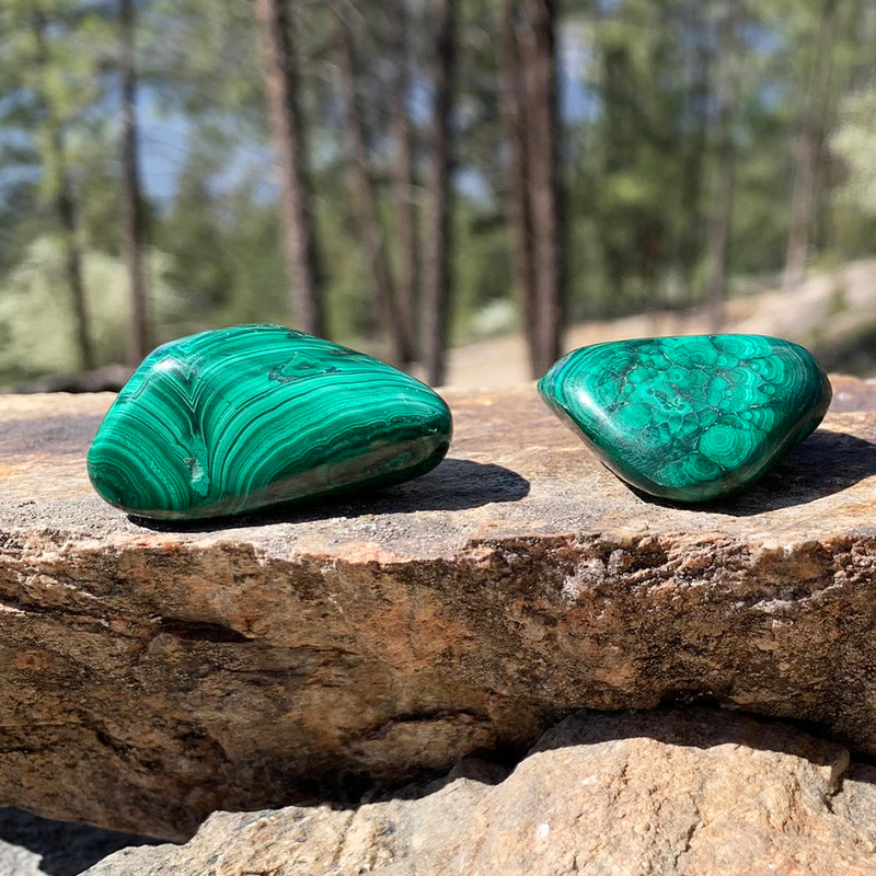 Tumbled Stone: Malachite (250 Gram Lot - 0.55lb)