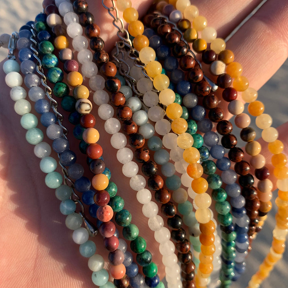 Necklaces: Red Obsidian 1st Chakra Stone Necklace