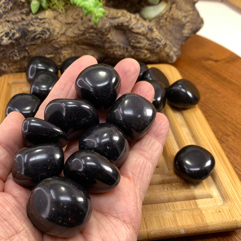 Tumbled Stone: Obsidian (250 Gram Lot - 0.55lb)
