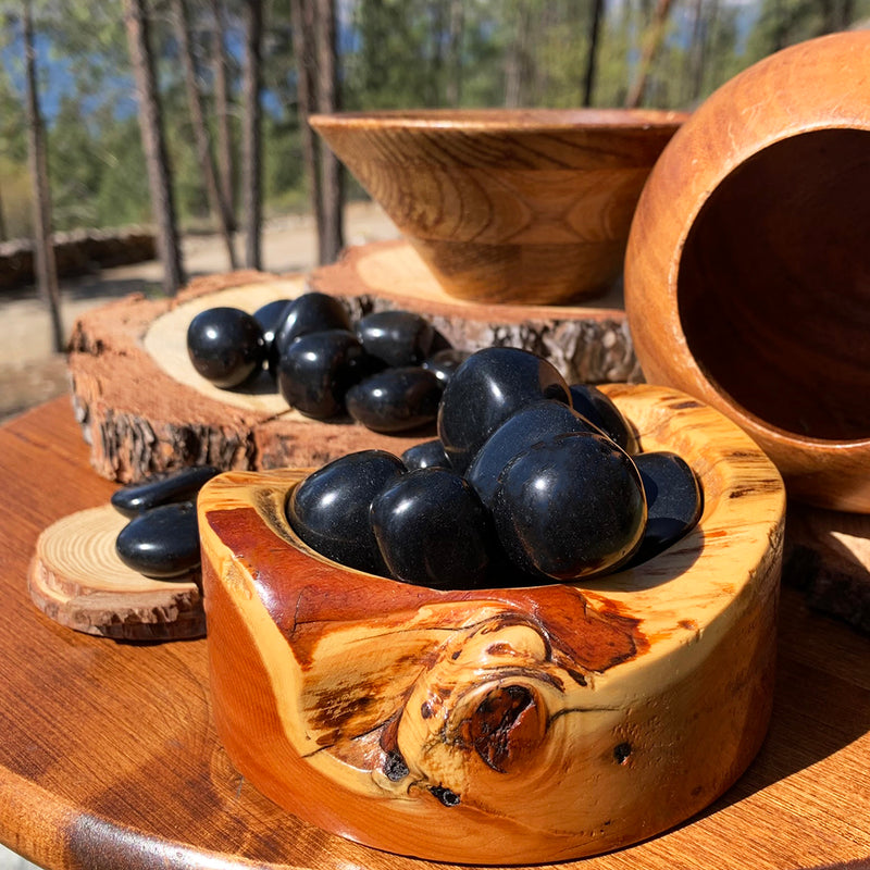 Tumbled Stone: Obsidian (250 Gram Lot - 0.55lb)