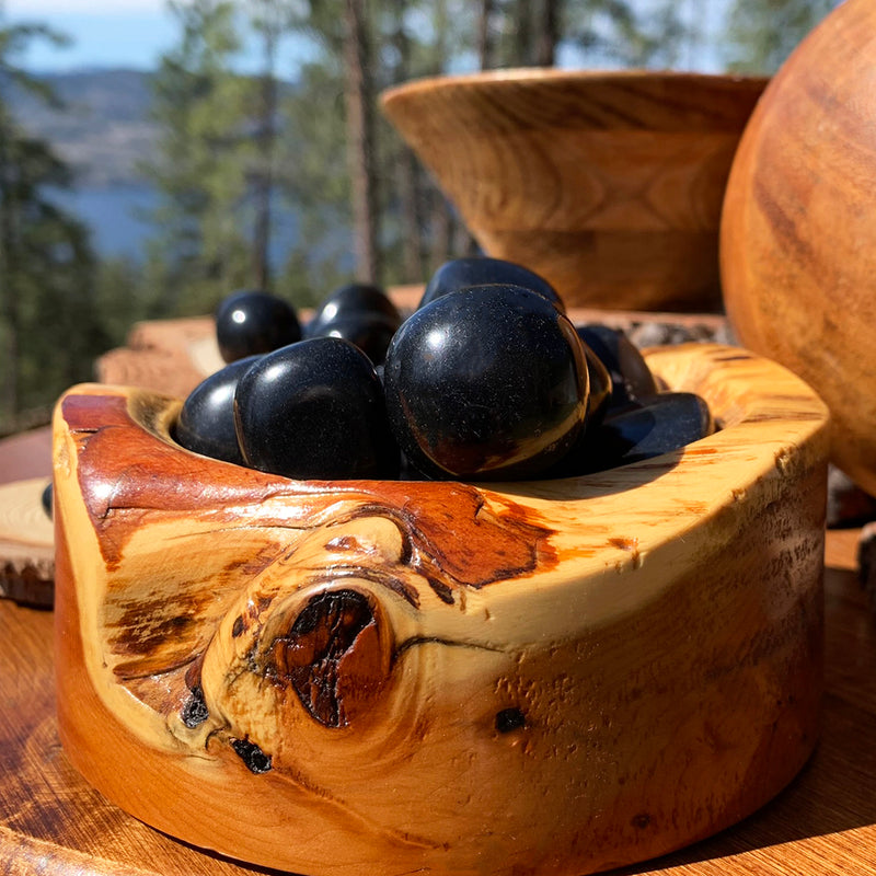 Tumbled Stone: Obsidian (250 Gram Lot - 0.55lb)