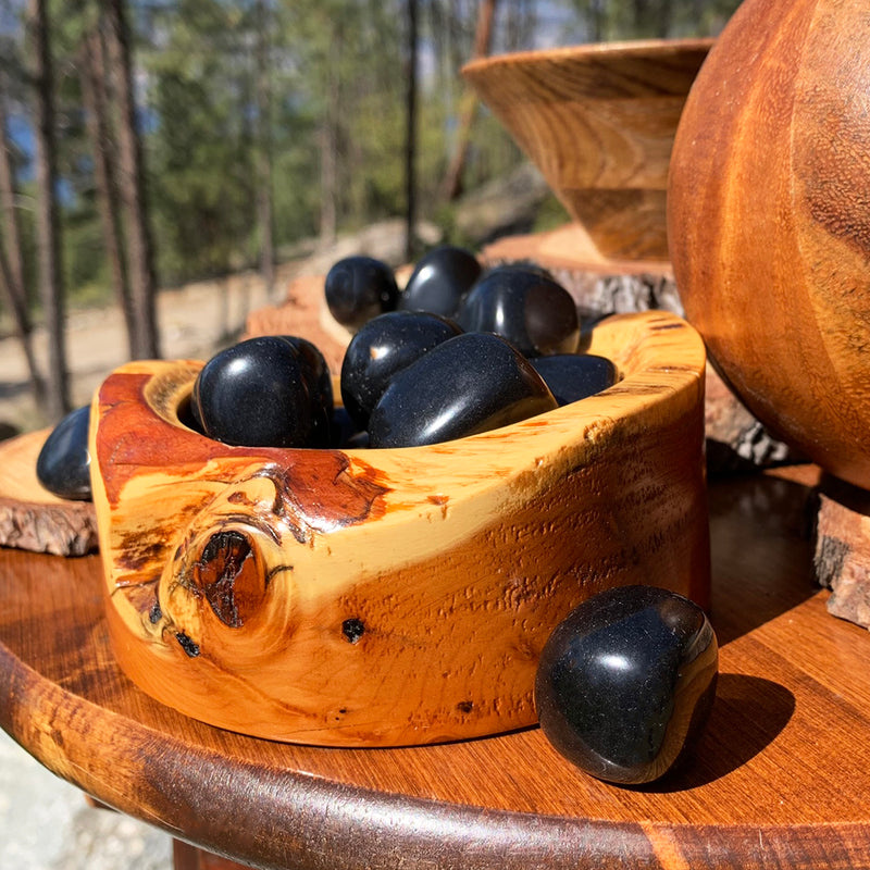 Tumbled Stone: Obsidian (250 Gram Lot - 0.55lb)