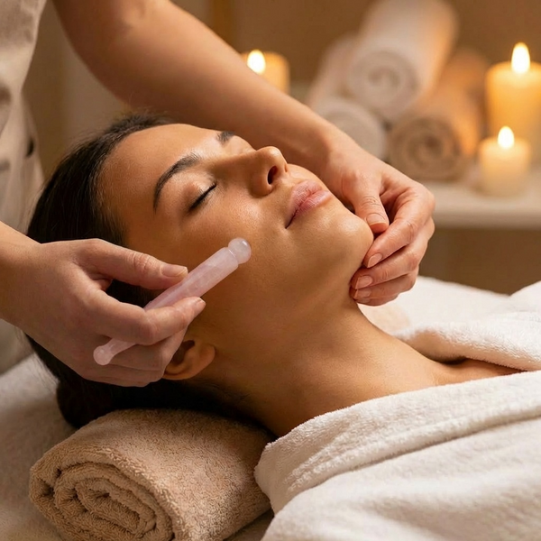 Acupressure Wand: Rose Quartz