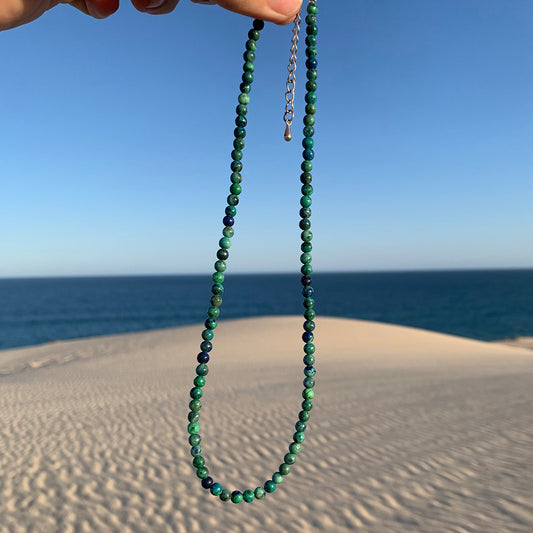 Necklaces: Phoenix Lapis - 4th Chakra Stone Necklace