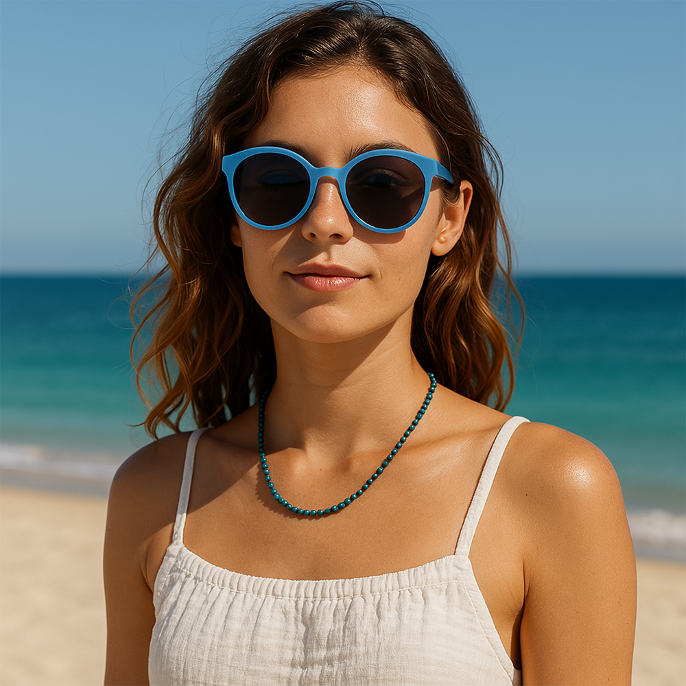 Necklaces: Phoenix Lapis - 4th Chakra Stone Necklace