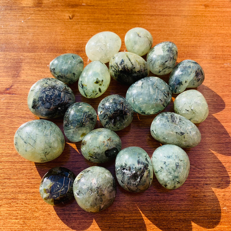 Tumbled Stone: Prehnite (250 Gram Lot - 0.55lb)