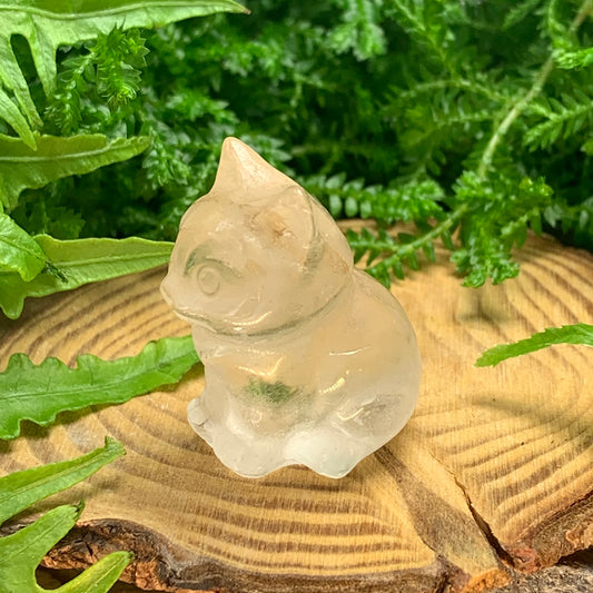 Crystal Spirit Totems: Cat Clear Quartz