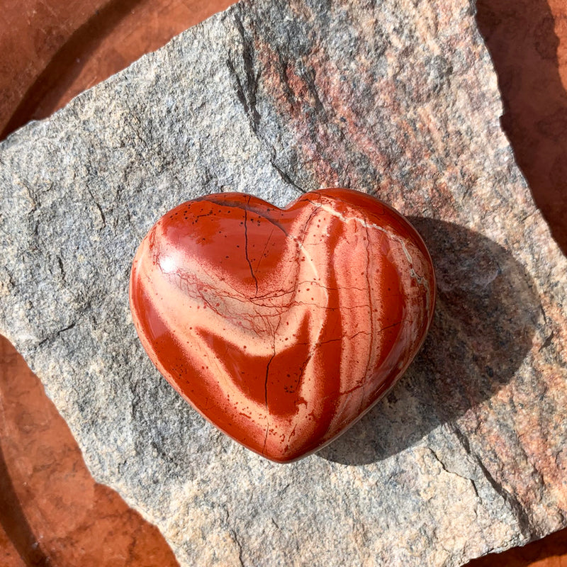 Heart: Red Jasper
