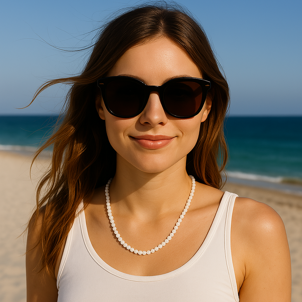 Necklaces: White Jade - 7th Chakra Stone Necklace