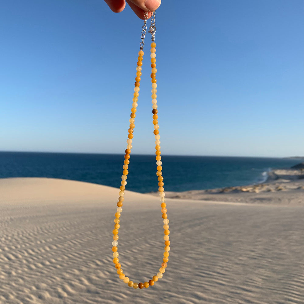 Necklaces: Yellow Aventurine - 3rd Chakra Stone Necklace