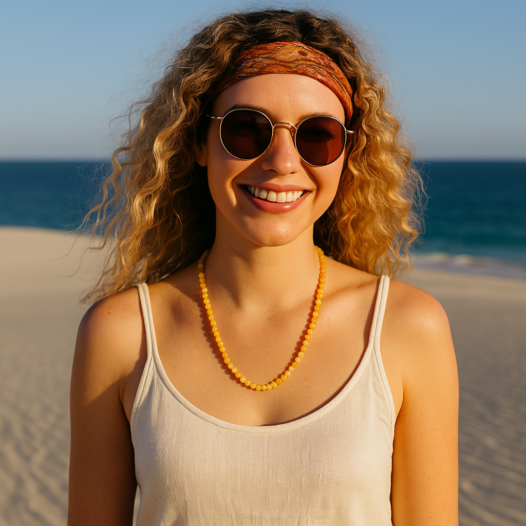 Necklaces: Yellow Aventurine - 3rd Chakra Stone Necklace