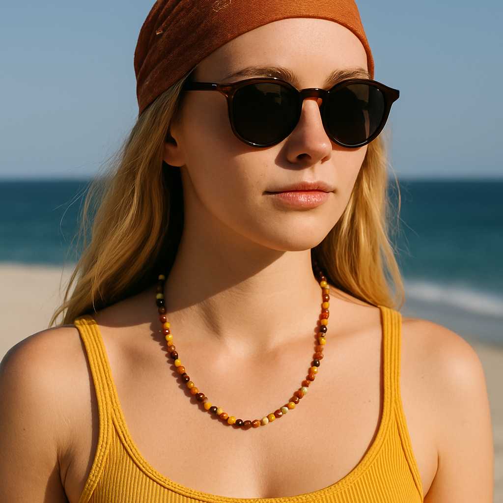 Necklaces: Mookaite - 2nd Chakra Stone Necklace