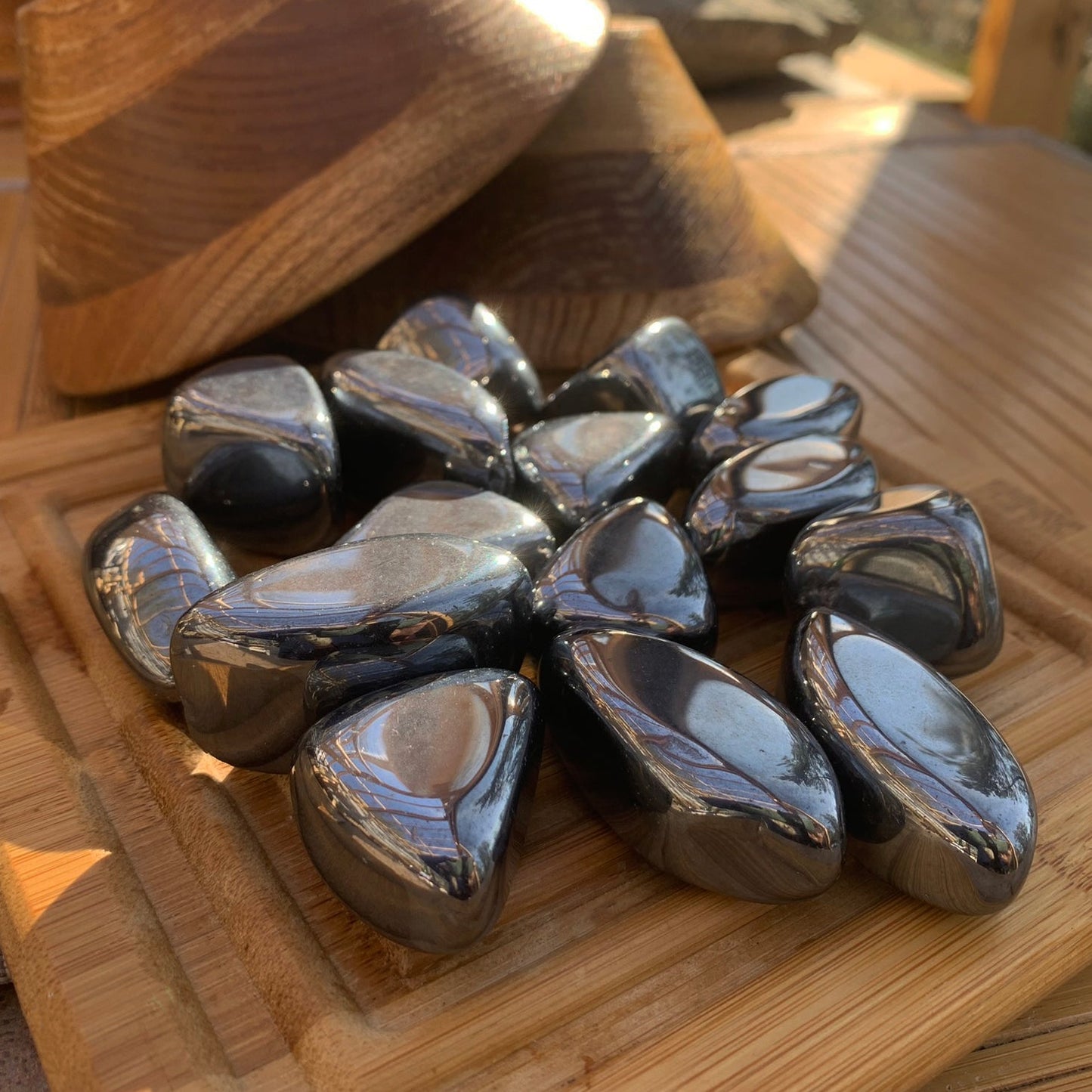 Tumbled Stone: Hematite (250 Gram Lot - 0.55lb)