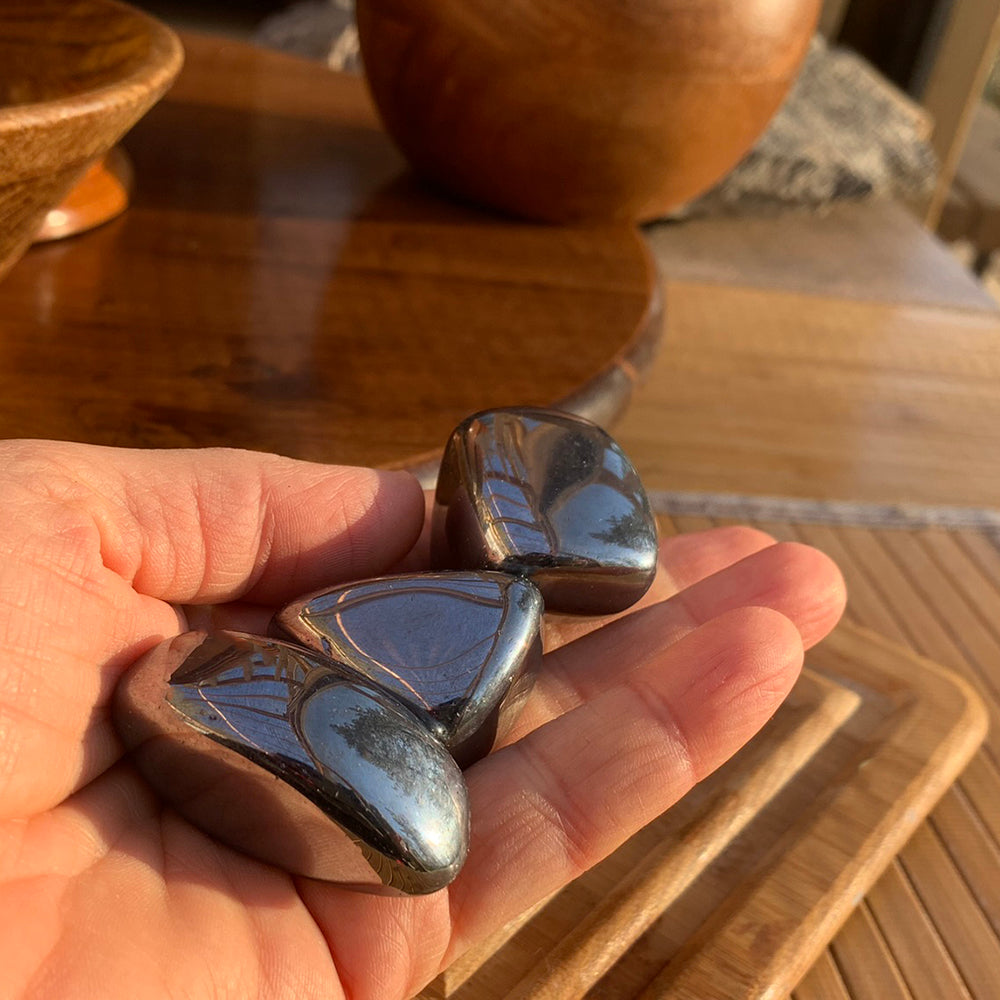 Tumbled Stone: Hematite (250 Gram Lot - 0.55lb)