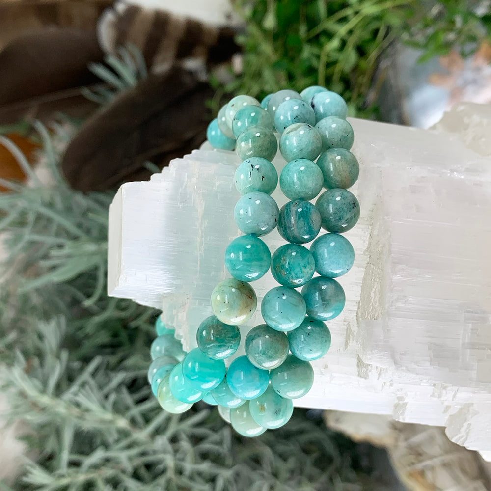 Mala Bracelet: Amazonite