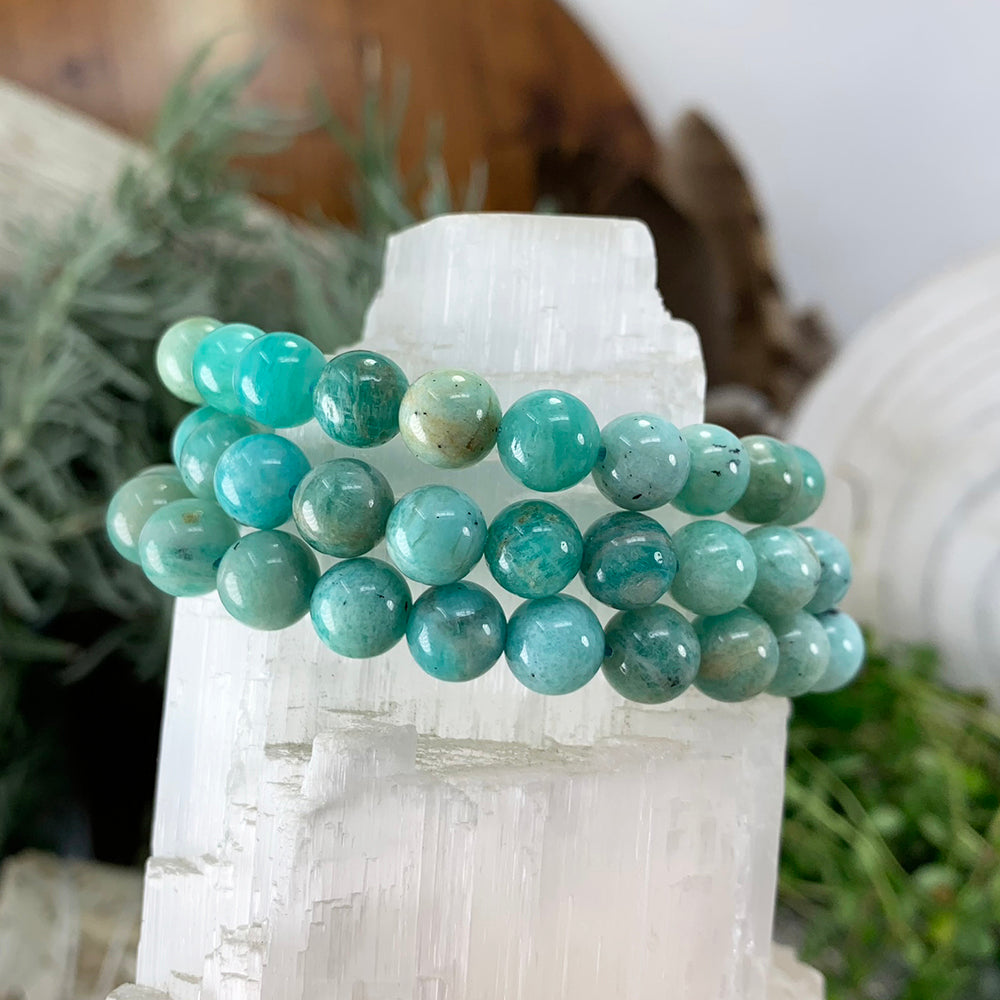 Mala Bracelet: Amazonite