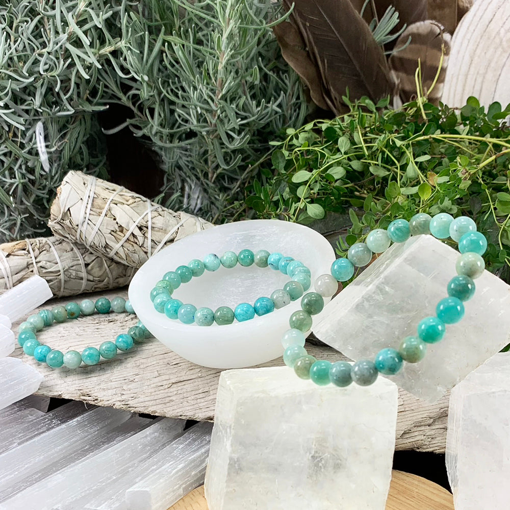 Mala Bracelet: Amazonite