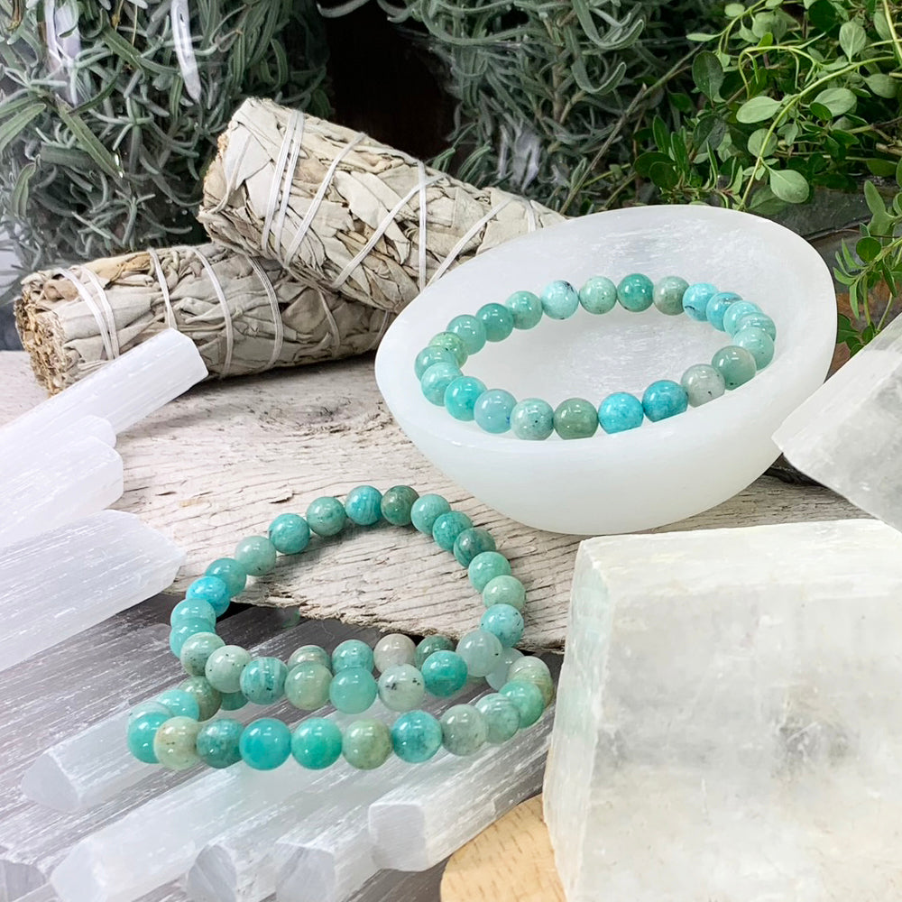 Mala Bracelet: Amazonite