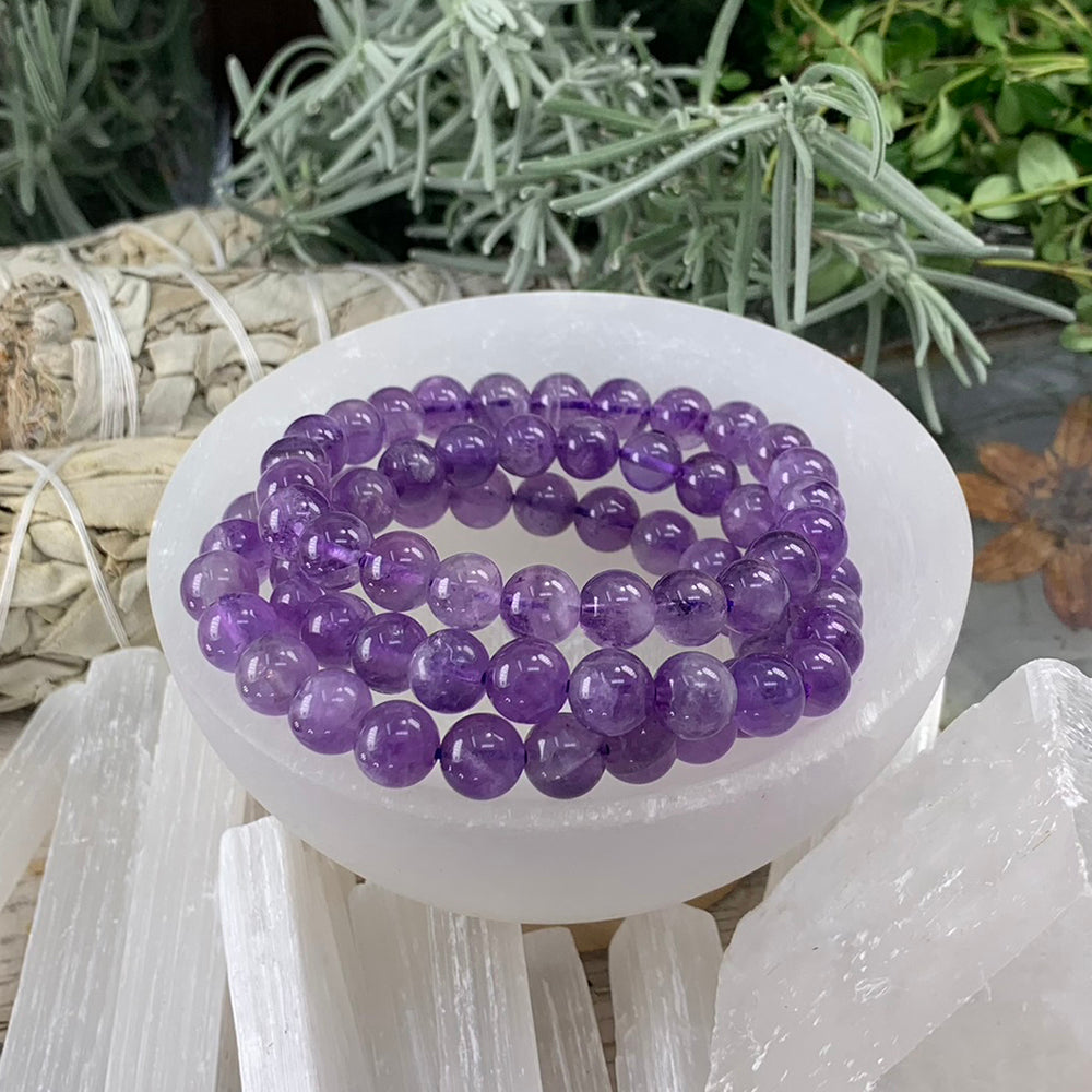 Mala Bracelet: Amethyst