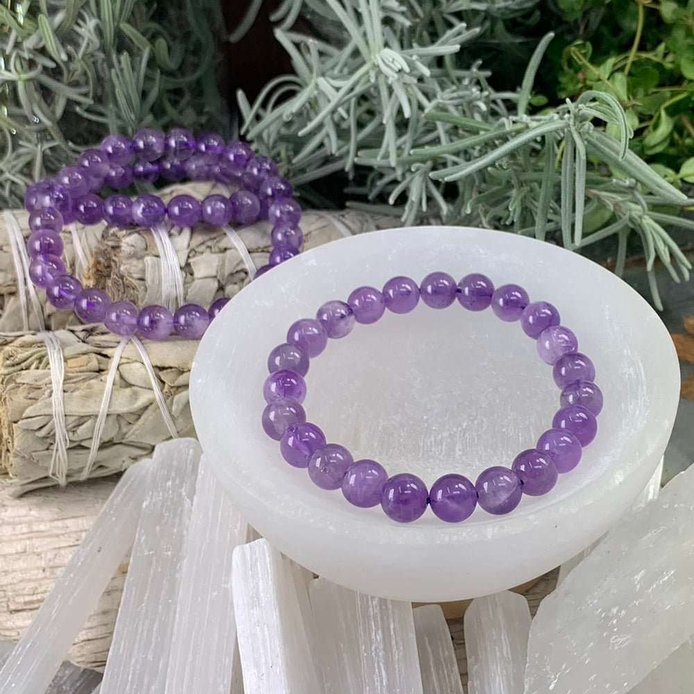 Mala Bracelet: Amethyst