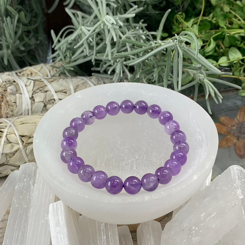 Mala Bracelet: Amethyst