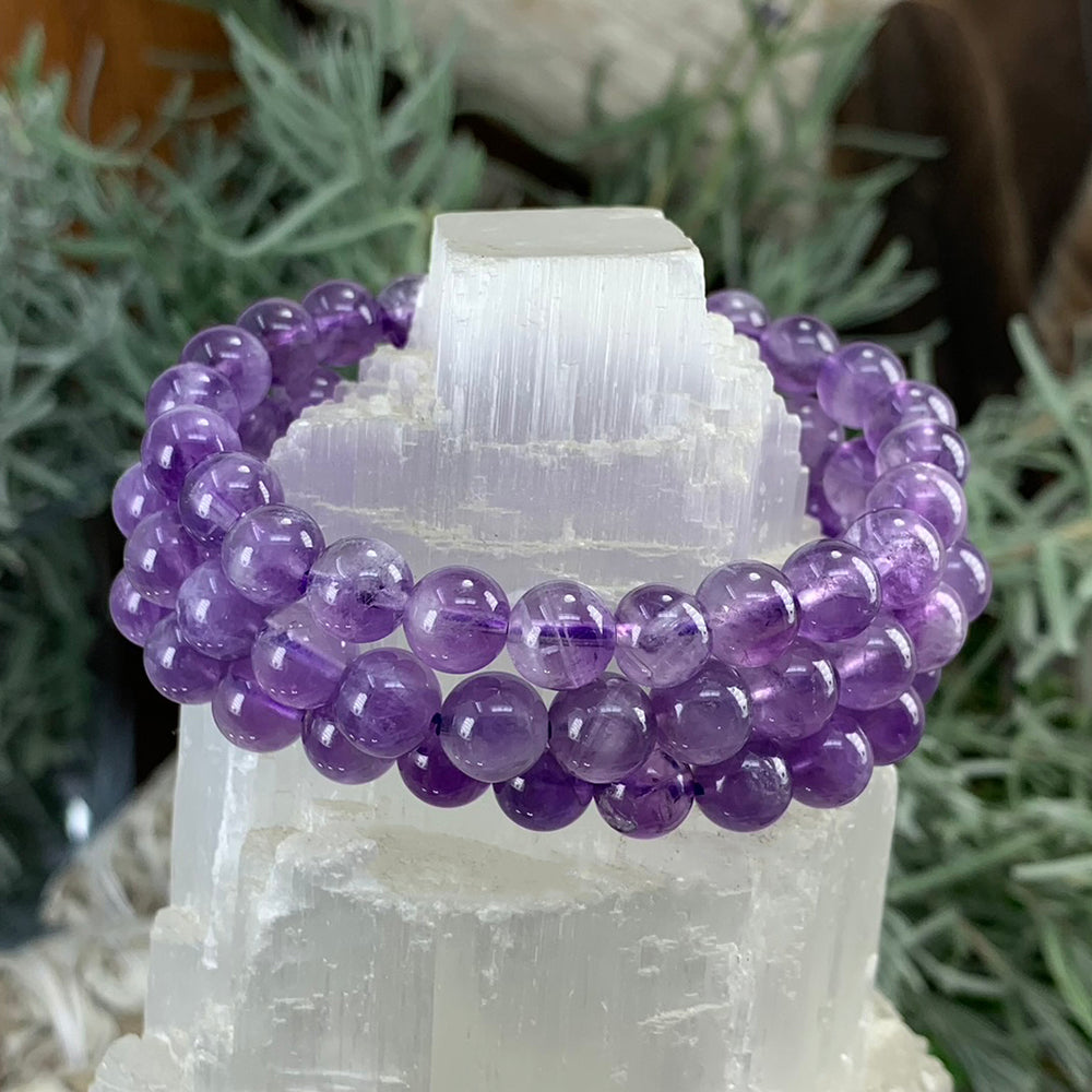 Mala Bracelet: Amethyst