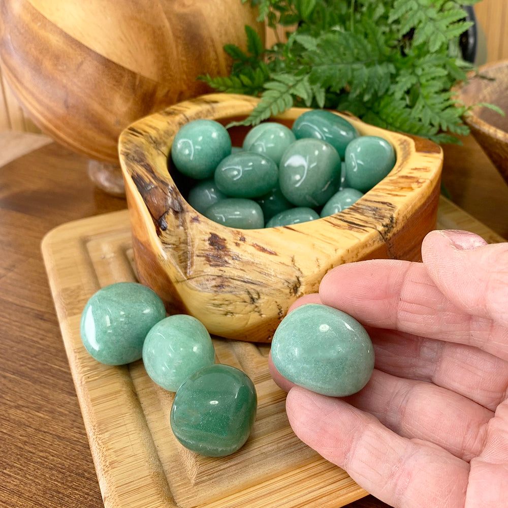 Tumbled Stone: Aventurine (250 Gram Lot - 0.55lb)
