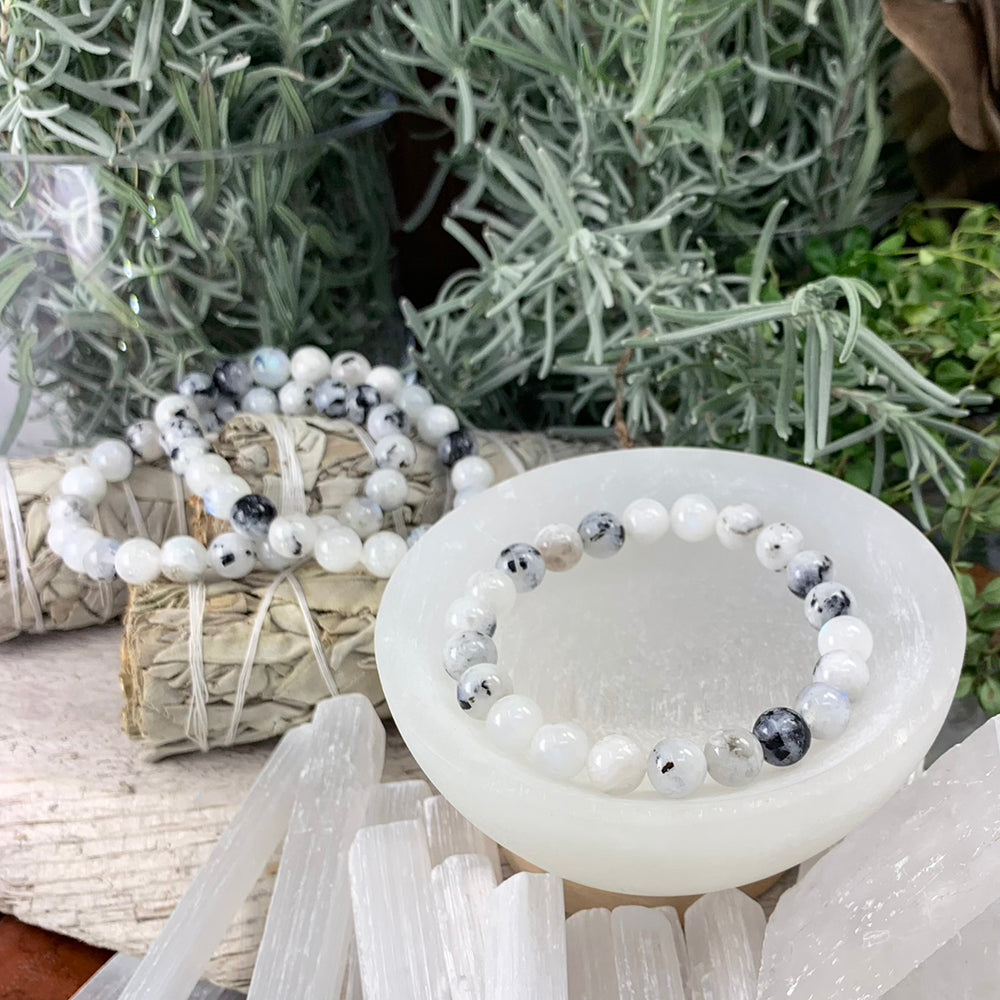 Mala Bracelet: Moonstone