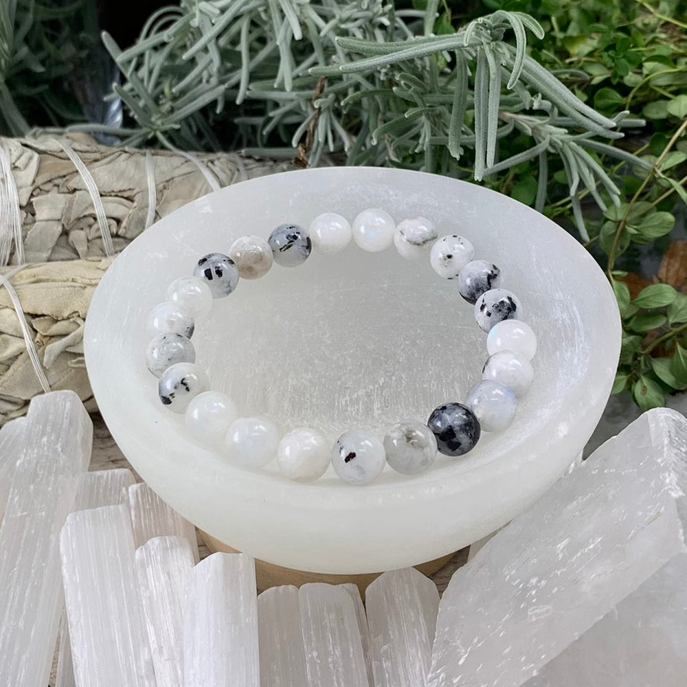 Mala Bracelet: Moonstone