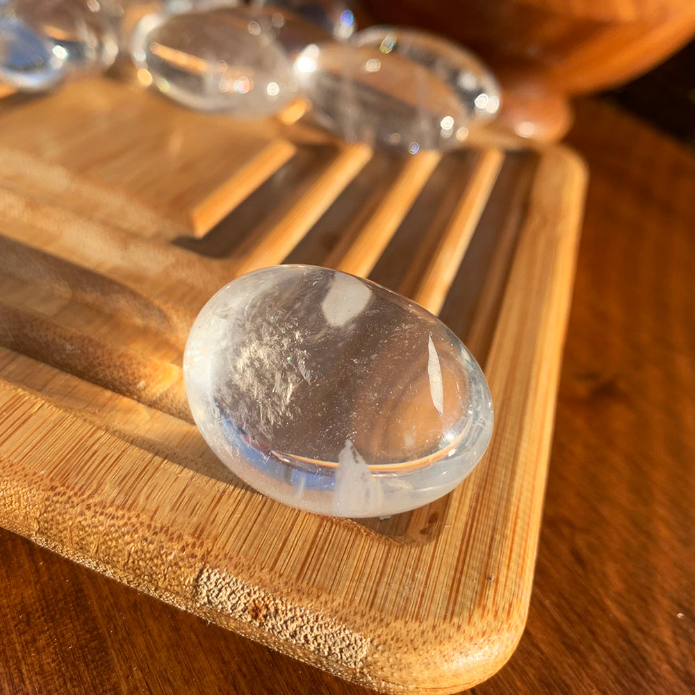 Tumbled Stone: Clear Quartz (250 Gram Lot - 0.55lb)