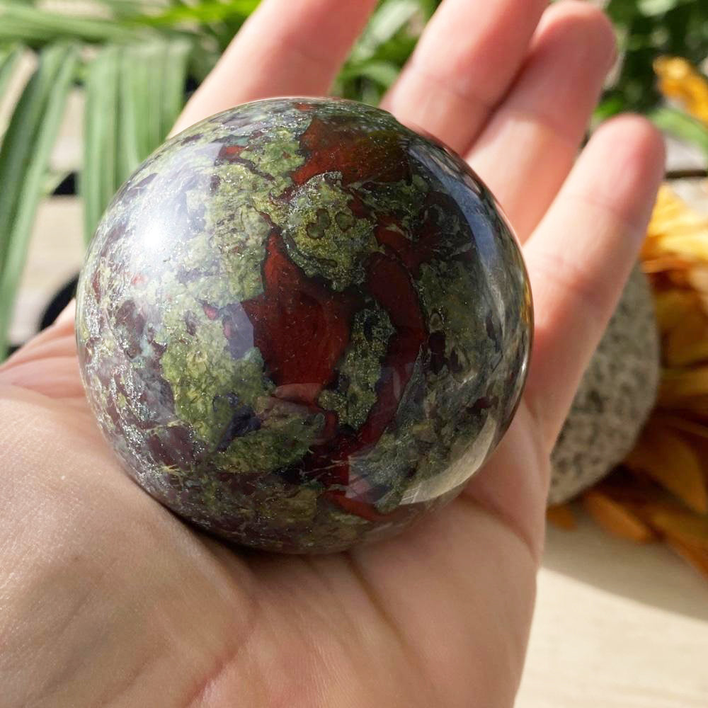 Dragonās Blood Jasper Sphere - sphere