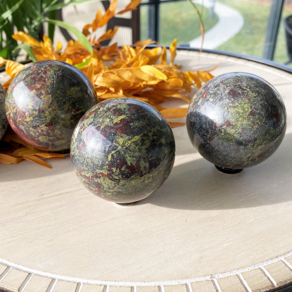 Dragonās Blood Jasper Sphere - sphere