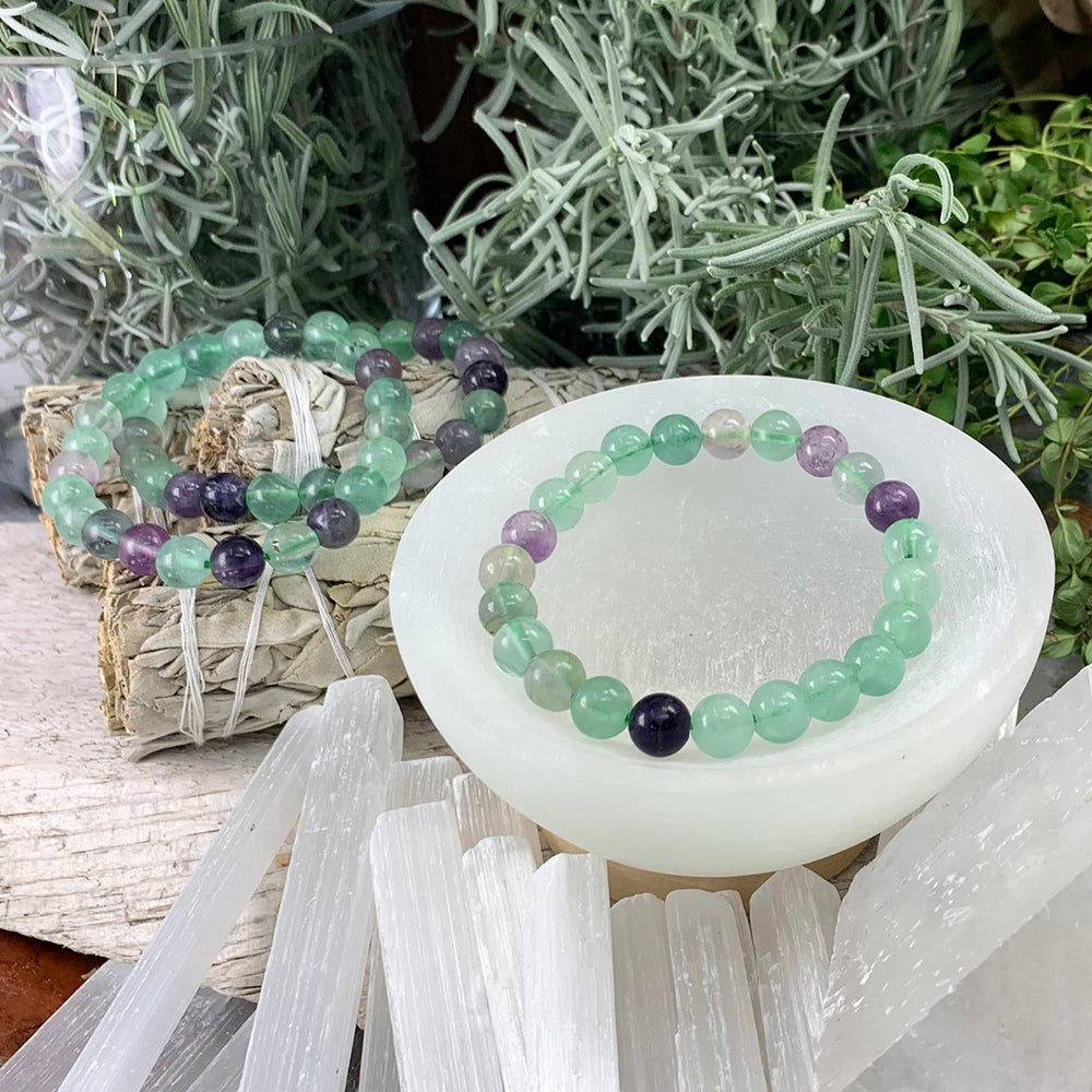Mala Bracelet: Fluorite Bracelet