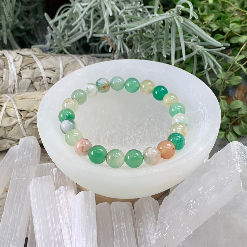 Mala Bracelet: Cherry Agate